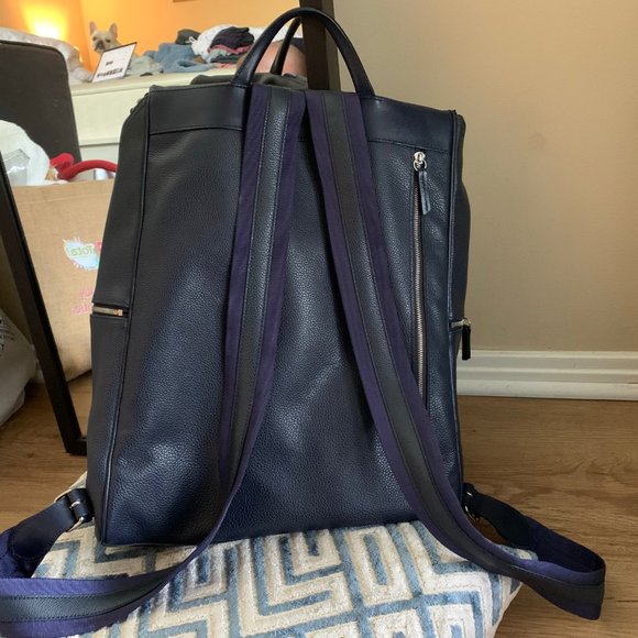 Longchamp Blue Leather Backpack - Mint Condition - Picture 7 of 7